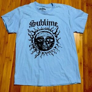 Sublime 2021 T- Shirt blue unisex alternative band music band
Size large